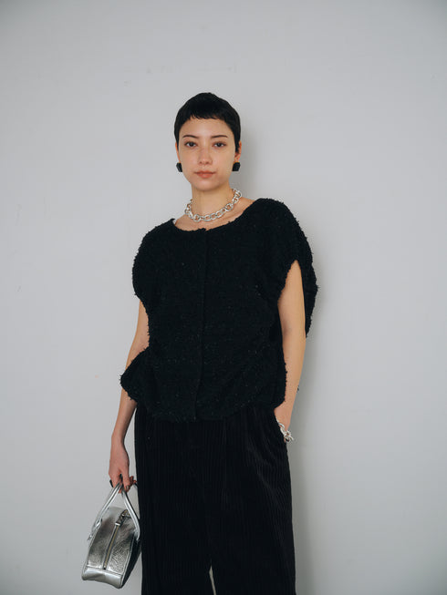 tweed ball vest